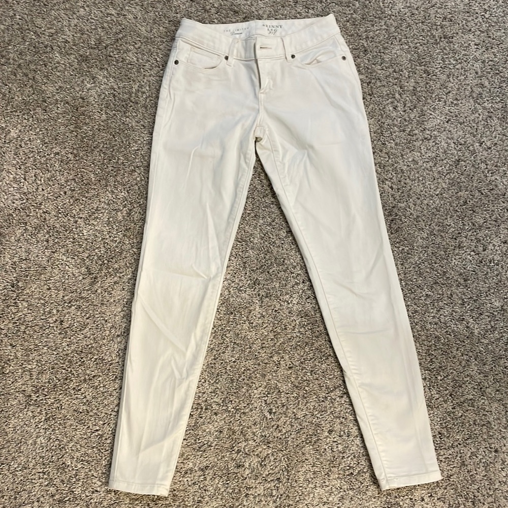The limited denim skinny leg 917 white jean